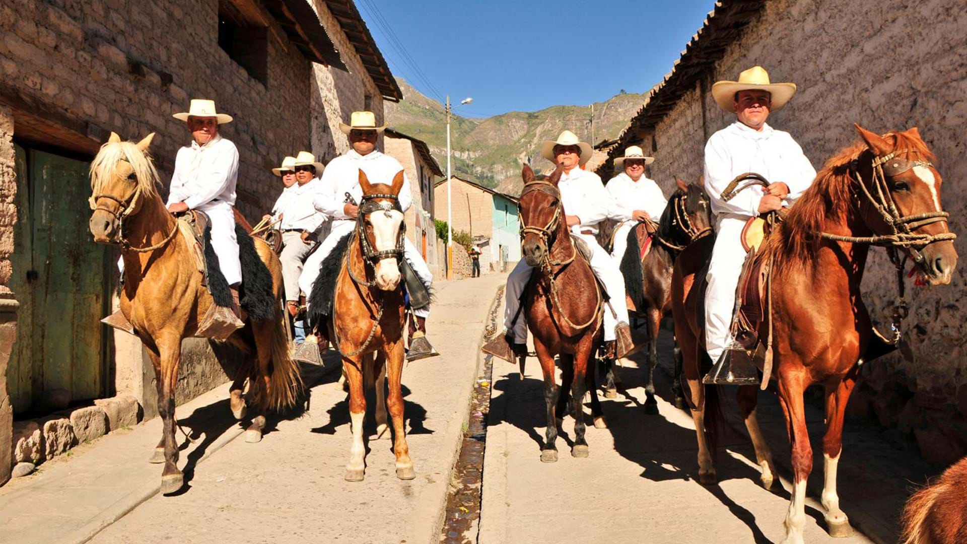 Caballos en Cotahuasi
